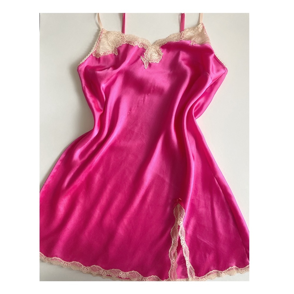 Victoria secret satiny lace lingerie nightdress